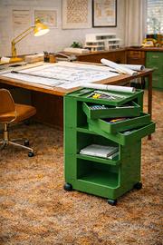 Bobi Joe Colombo Bieffeplast Anni 70 Verde vintage