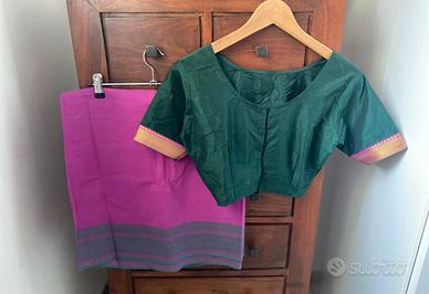 Top, sari e accessori danza indiana
