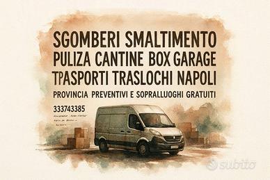 SGOMBERO SMALTIMENTO TRASLOCHI TRASPORTI