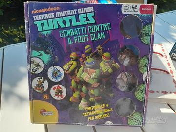Turtles Combatti contro il foot clan-g. in scatola