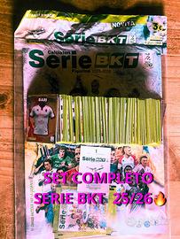 SET COMPLETO SERIE BKT CALCIATORI 25/26  PANINI