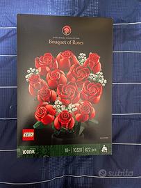 Mazzo di rose rosse lego