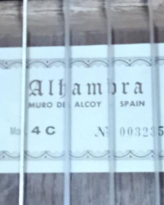 Chitarra Alhambra 4C