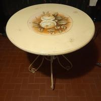 Tavolino vintage stile Bistrot parigino 