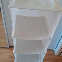 Scaffale in tessuto per armadi da appendere