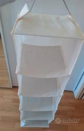 Scaffale in tessuto per armadi da appendere