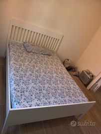 Letto Ikea Idanas  140x200 + rete doghe, materasso