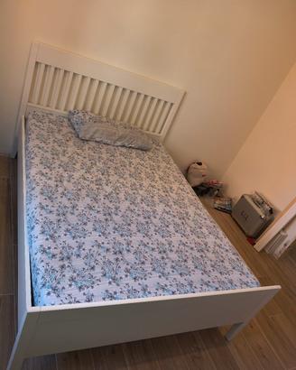 Letto Ikea Idanas  140x200 + rete doghe, materasso