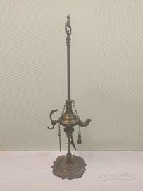 Antico Lume ad olio Fiorentino in Ottone