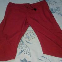 LC uomo calzoni pinocchietto estivi rossi Tg 52