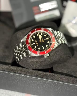 Tudor black 41 mm cassa slim