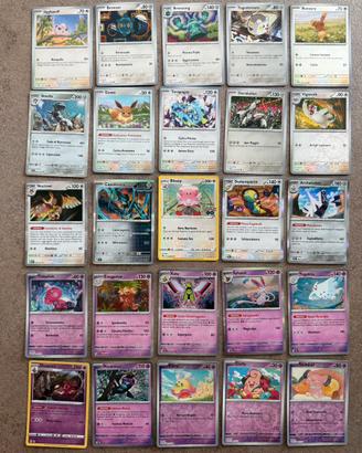 100 carte Pokemon holo/reverse