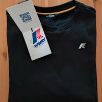 Felpa kway Winter Time nera. Mis. XL