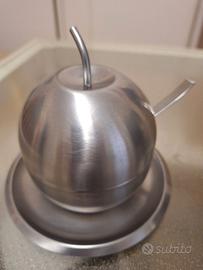 Formaggiera in acciaio inox