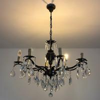 Lampadario vintage con pendenti