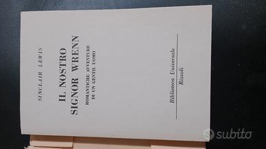 bur IL NOSTRO SIGNOR WRENN. Sinclair Lewis '54