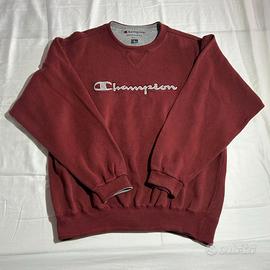 Champion Vintage Felpa Bordeaux L