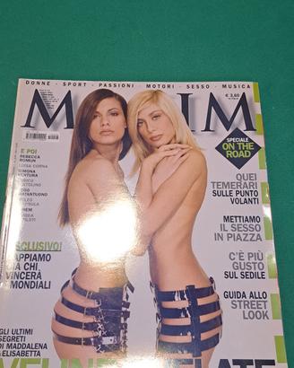 Rivista Maxim 2002 Canalis e calendario Max 2003