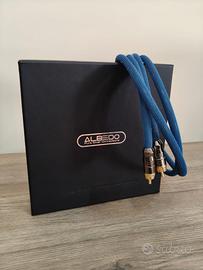 Albedo Silver BLUE - Cavo di segnale stereo RCA