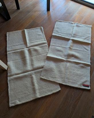 2 tappeti scendiletto in lana Les Tisserands