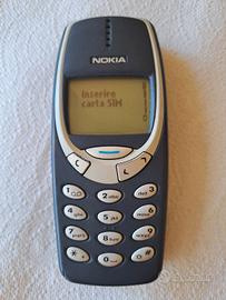 Nokia 3310, con caricabatteria e cover  pe