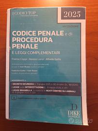 codice penale e di procedura penale 