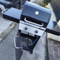 Barbecue a Gas Naterial 2 fuochi