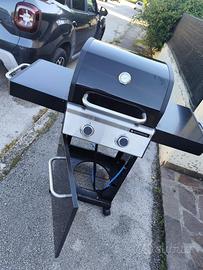 Barbecue a Gas Naterial 2 fuochi