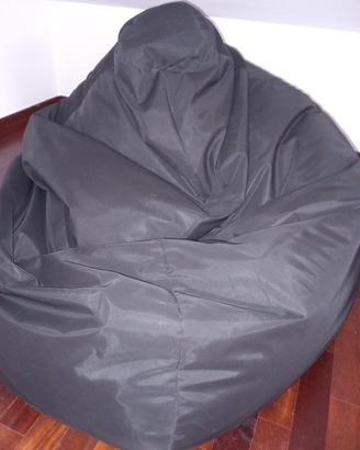 pouf sacco poltrona nero