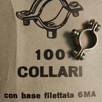 Collari Zincati per fissaggio tubi