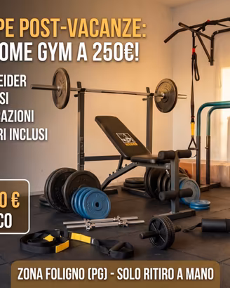 KIT HOME GYM COMPLETO: Ripartenza Post-Vacanze!