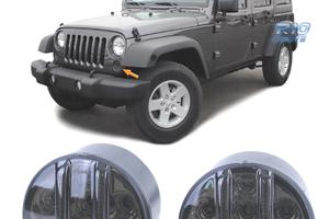 FRECCIE ANTERIORI PER JEEP WRANGLER JK 07- LED NER