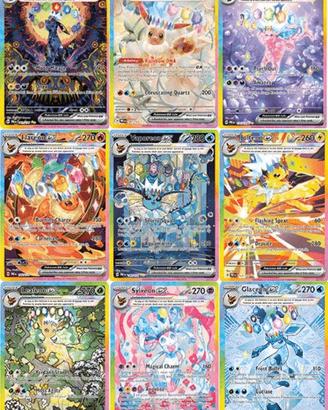 God pack psa 9 prismatiche e  umbreon psa 10