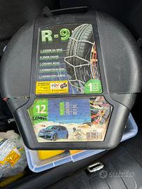 Catene da neve 9 mm.  Lampa acciaio cementato