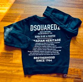 Dsquared2 Felpa con stampa bambino 10 anni