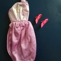 Vestito barbie vintage fashion play anni 80