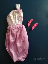 Vestito barbie vintage fashion play anni 80