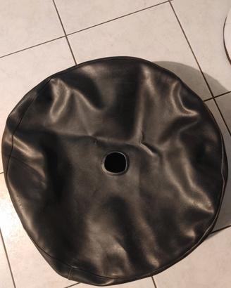 porta ruota di scorta in pelle