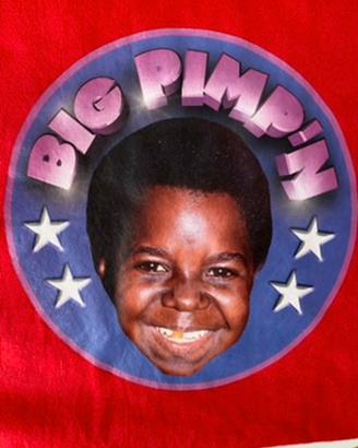 T-Shirt "Arnold Big Pimp'n" vintage anni 90 TV 70