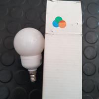 mini globo a led E14 vari colori a intermittenza