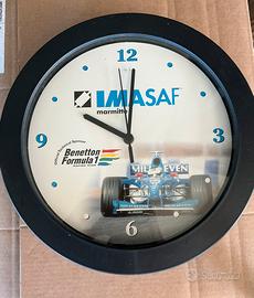 Orologio Parete Benetton F1 Imasaf Marmitte