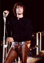 Pantaloni moto NUOVI in pelle Jim Morrison UNISEX
