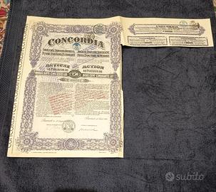 Romania azione al portatore di250 Lei.