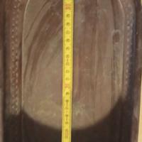 Teglia ornamentale in rame antico