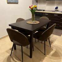 Tavolo rettangolare rovere tinto moro