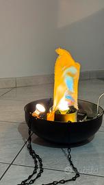 Lampada fiamma finto fuoco