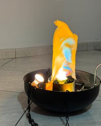 Lampada fiamma finto fuoco