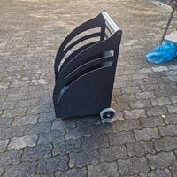 carrello portalegna 