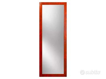 Specchio Design Rosso Nero Artigianale