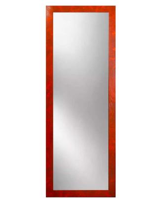 Specchio Design Rosso Nero Artigianale